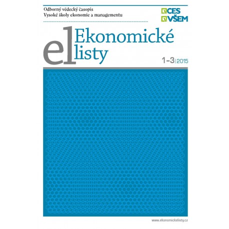 Ekonomické listy 1-3/2015