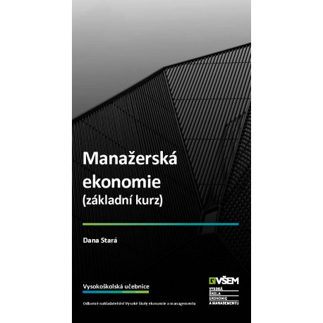 Manažerská ekonomie (základní kurz)